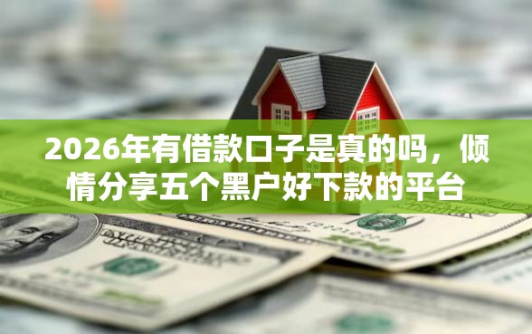 2026年有借款口子是真的吗，倾情分享五个黑户好下款的平台
