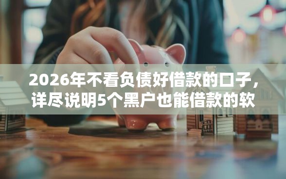 2026年不看负债好借款的口子，详尽说明5个黑户也能借款的软件