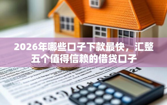 2026年哪些口子下款最快，汇整五个值得信赖的借贷口子