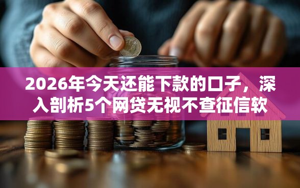 2026年今天还能下款的口子，深入剖析5个网贷无视不查征信软件