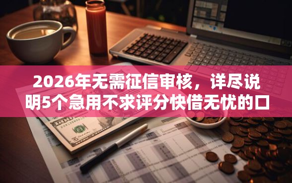 2026年无需征信审核，详尽说明5个急用不求评分快借无忧的口子