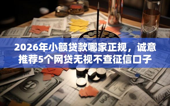 2026年小额贷款哪家正规，诚意推荐5个网贷无视不查征信口子