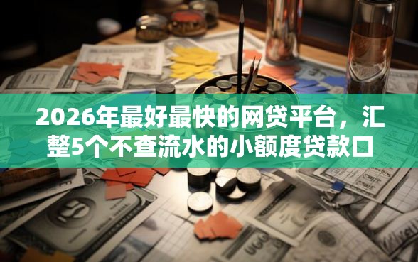 2026年最好最快的网贷平台，汇整5个不查流水的小额度贷款口子