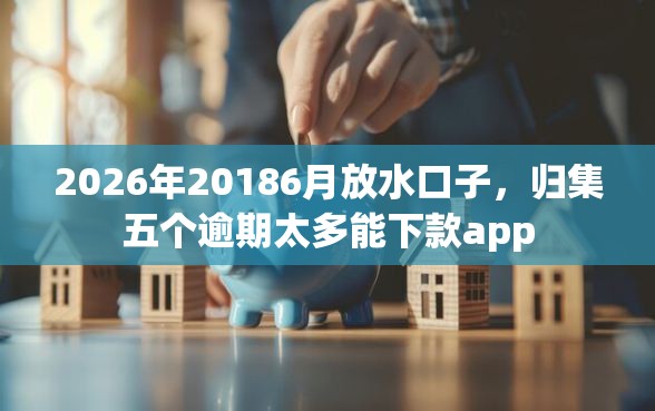 2026年20186月放水口子，归集五个逾期太多能下款app