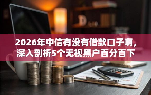 2026年中信有没有借款口子啊，深入剖析5个无视黑户百分百下款平台