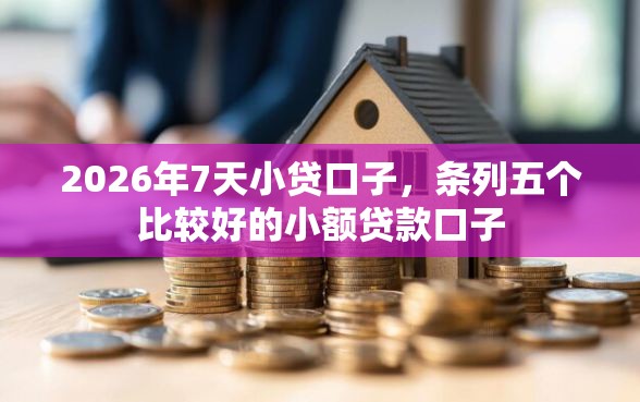 2026年7天小贷口子，条列五个比较好的小额贷款口子