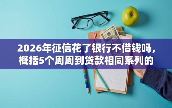 2026年征信花了银行不借钱吗，概括5个周周到贷款相同系列的软件