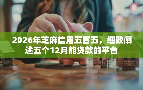 2026年芝麻信用五百五，细致阐述五个12月能贷款的平台