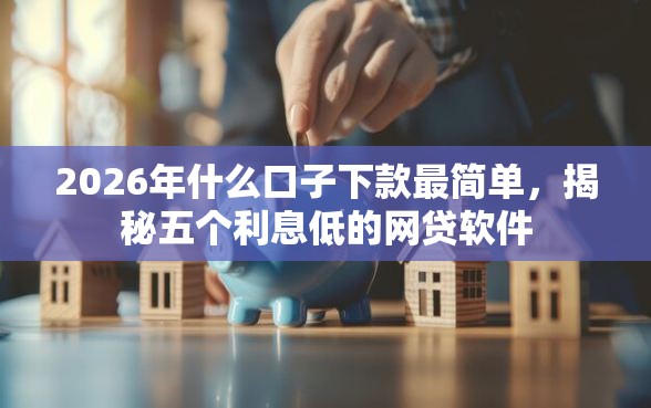 2026年什么口子下款最简单，揭秘五个利息低的网贷软件