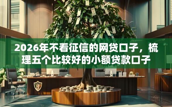 2026年不看征信的网贷口子,梳理五个比较好的小额贷款口子 2026年不看征信的网贷口子,梳理五个比较好的小额贷款口子