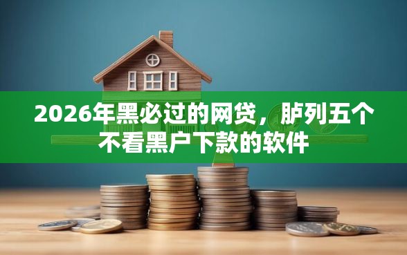 2026年黑必过的网贷，胪列五个不看黑户下款的软件