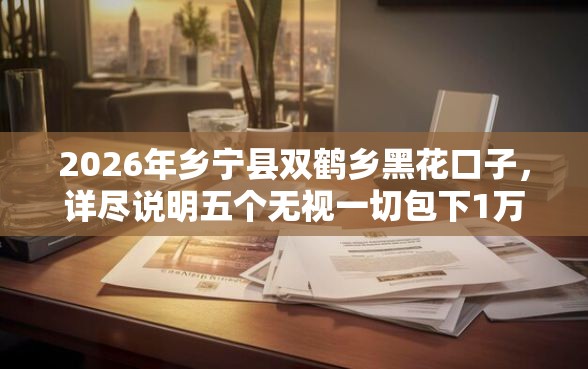 2026年乡宁县双鹤乡黑花口子，详尽说明五个无视一切包下1万的贷款