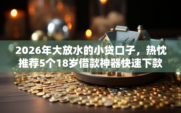 2026年大放水的小贷口子，热忱推荐5个18岁借款神器快速下款软件