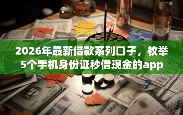 2026年最新借款系列口子，枚举5个手机身份证秒借现金的app