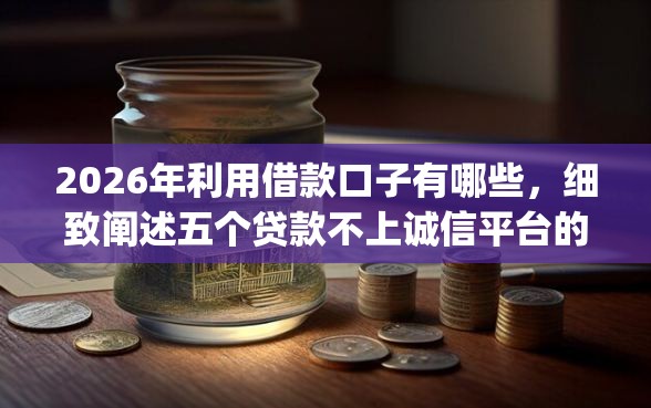 2026年利用借款口子有哪些，细致阐述五个贷款不上诚信平台的app