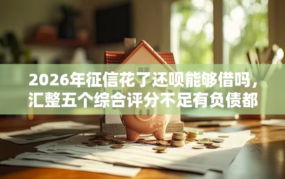2026年征信花了还呗能够借吗，汇整五个综合评分不足有负债都能下款口子