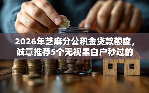 2026年芝麻分公积金贷款额度，诚意推荐5个无视黑白户秒过的网贷