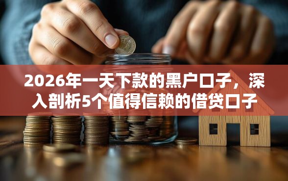 2026年一天下款的黑户口子，深入剖析5个值得信赖的借贷口子