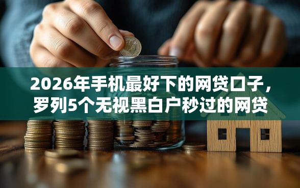 2026年手机最好下的网贷口子,罗列5个无视黑白户秒过的网贷 2026年手机最好下的网贷口子,罗列5个无视黑白户秒过的网贷