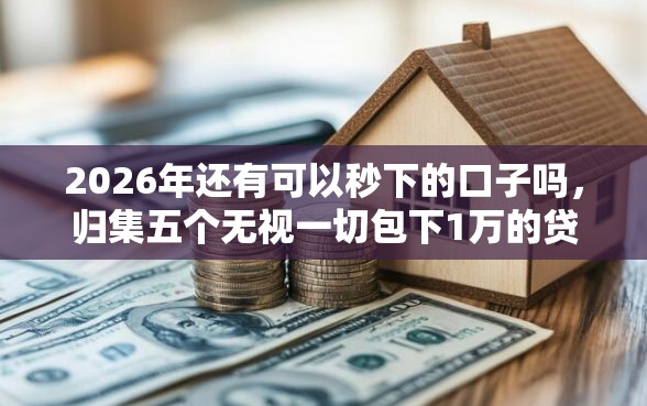 2026年还有可以秒下的口子吗，归集五个无视一切包下1万的贷款
