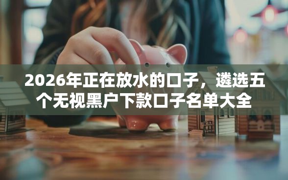 2026年正在放水的口子,遴选五个无视黑户下款口子名单大全 2026年正在放水的口子,遴选五个无视黑户下款口子名单大全