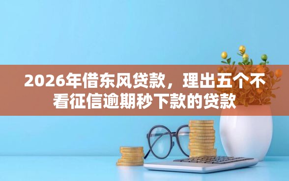 2026年借东风贷款,理出五个不看征信逾期秒下款的贷款 2026年借东风贷款,理出五个不看征信逾期秒下款的贷款