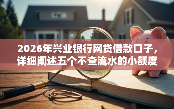 2026年兴业银行网贷借款口子，详细阐述五个不查流水的小额度贷款软件