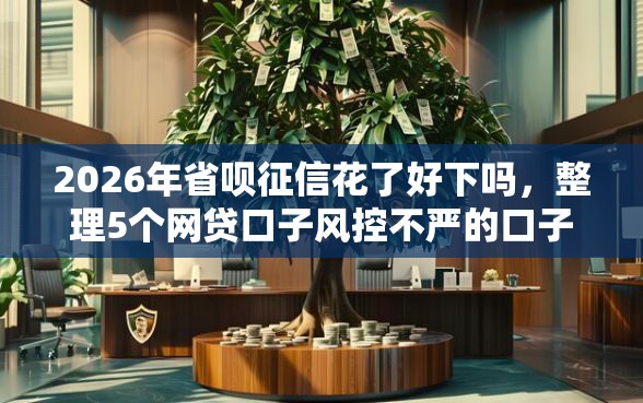 2026年省呗征信花了好下吗，整理5个网贷口子风控不严的口子