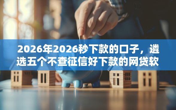 2026年2026秒下款的口子，遴选五个不查征信好下款的网贷软件