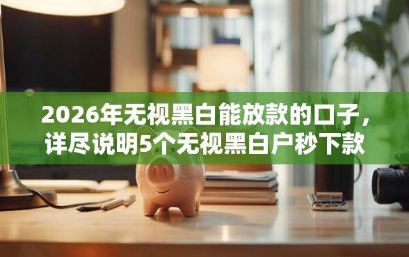 2026年无视黑白能放款的口子，详尽说明5个无视黑白户秒下款口子软件