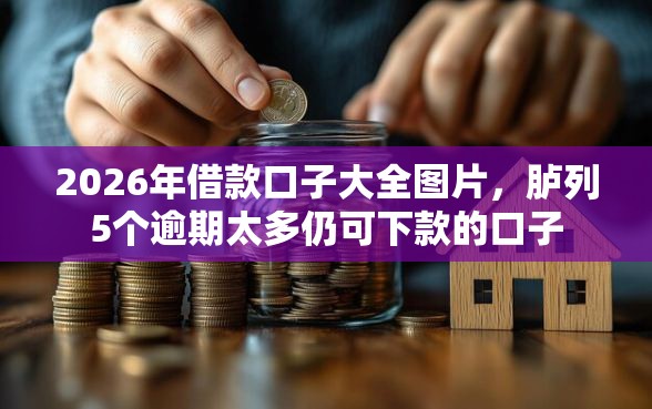 2026年借款口子大全图片，胪列5个逾期太多仍可下款的口子