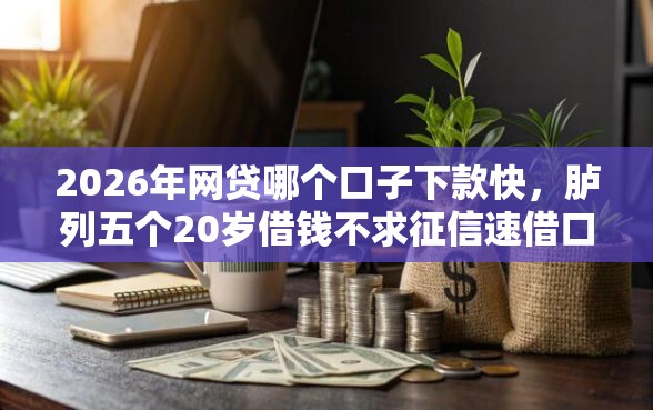 2026年网贷哪个口子下款快，胪列五个20岁借钱不求征信速借口子