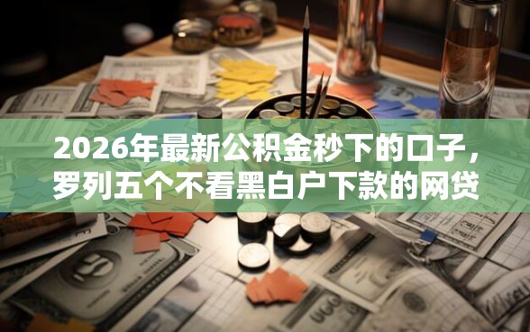 2026年最新公积金秒下的口子，罗列五个不看黑白户下款的网贷