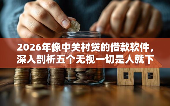 2026年像中关村贷的借款软件，深入剖析五个无视一切是人就下款的软件