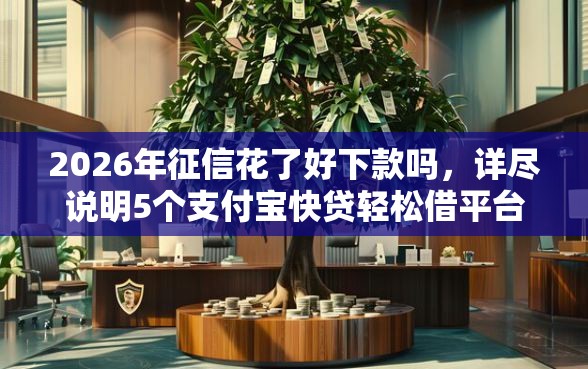 2026年征信花了好下款吗，详尽说明5个支付宝快贷轻松借平台