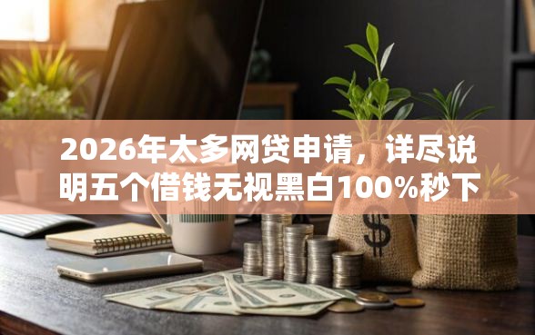 2026年太多网贷申请，详尽说明五个借钱无视黑白100%秒下软件