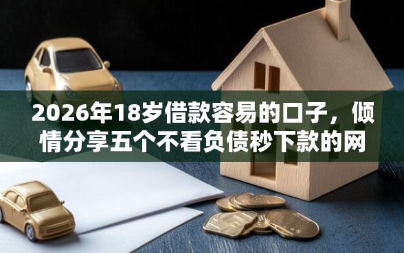 2026年18岁借款容易的口子，倾情分享五个不看负债秒下款的网贷软件