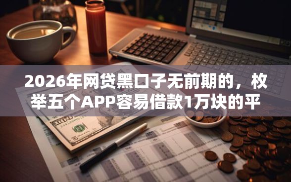2026年网贷黑口子无前期的，枚举五个APP容易借款1万块的平台