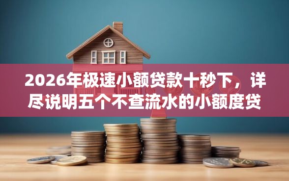 2026年极速小额贷款十秒下，详尽说明五个不查流水的小额度贷款app