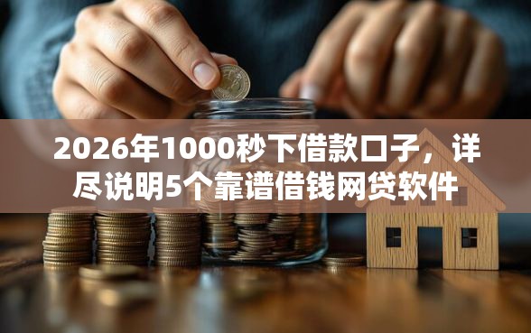 2026年1000秒下借款口子,详尽说明5个靠谱借钱网贷软件 2026年1000秒下借款口子,详尽说明5个靠谱借钱网贷软件