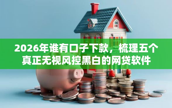 2026年谁有口子下款,梳理五个真正无视风控黑白的网贷软件 2026年谁有口子下款,梳理五个真正无视风控黑白的网贷软件