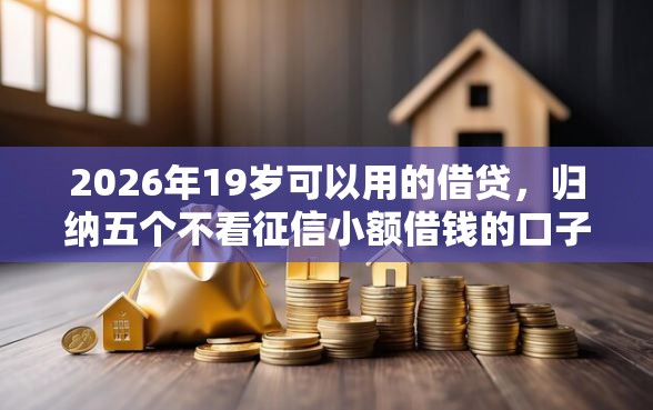 2026年19岁可以用的借贷，归纳五个不看征信小额借钱的口子
