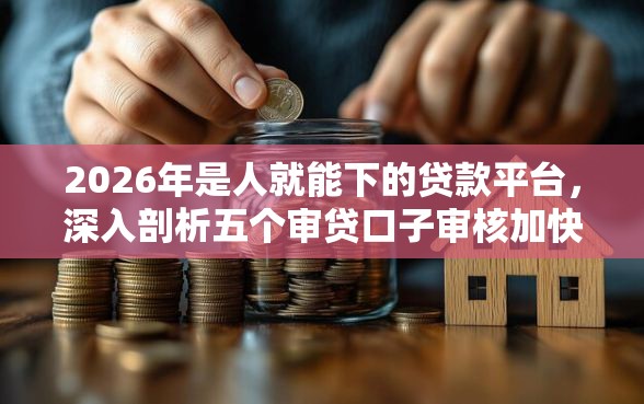 2026年是人就能下的贷款平台，深入剖析五个审贷口子审核加快的口子
