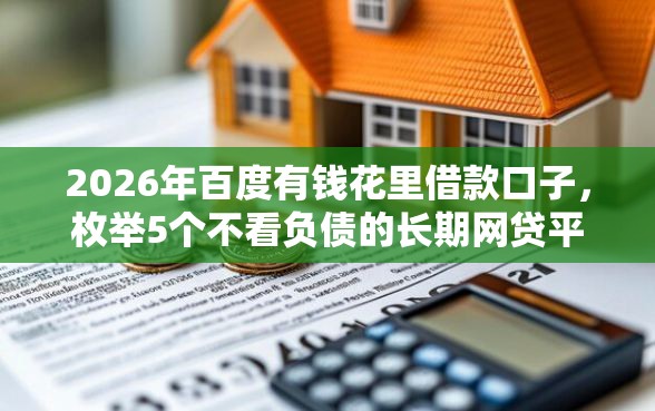 2026年百度有钱花里借款口子，枚举5个不看负债的长期网贷平台