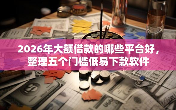 2026年大额借款的哪些平台好，整理五个门槛低易下款软件