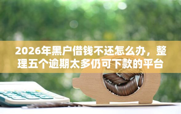 2026年黑户借钱不还怎么办，整理五个逾期太多仍可下款的平台