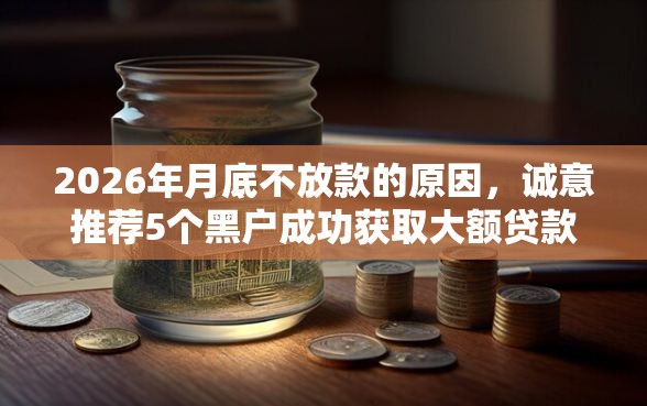 2026年月底不放款的原因，诚意推荐5个黑户成功获取大额贷款的平台