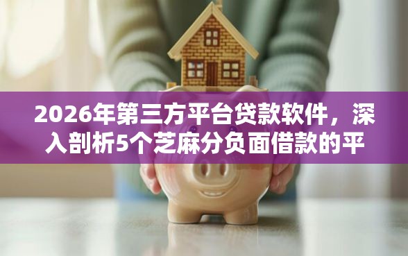 2026年第三方平台贷款软件，深入剖析5个芝麻分负面借款的平台