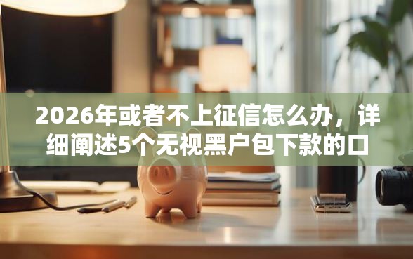 2026年或者不上征信怎么办，详细阐述5个无视黑户包下款的口子