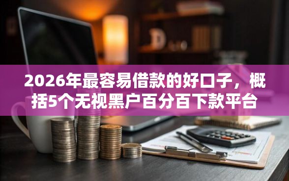 2026年最容易借款的好口子，概括5个无视黑户百分百下款平台